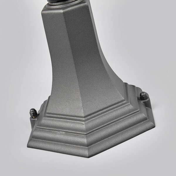 Lampa ogrodowa stojąca Edana Lindby, możliwość ściemniania, czarny, aluminium, nowoczesny