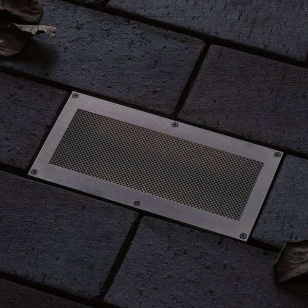 Paulmann Brick oprawa wpuszczana podłogowa LED, 10x20cm, aluminiowy / szary / cynkowy, stal szlachetna, nowoczesny