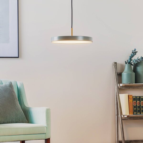 UMAGE Lampa wisząca Asteria Mini, możliwość ściemniania, zielony, salon / jadalnia, aluminium, design