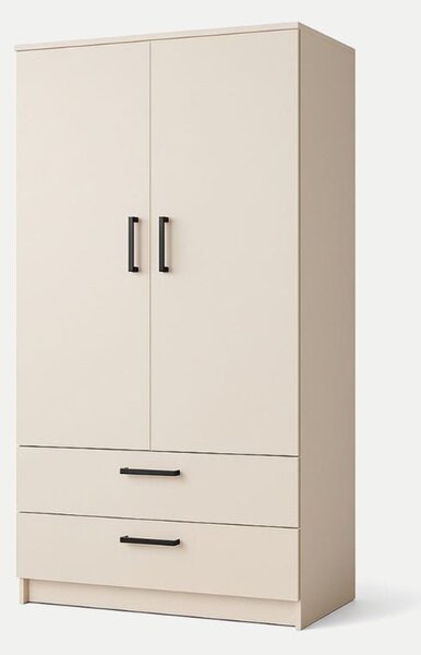 Szafa Tivio z szufladami 90 cm | kaszmir