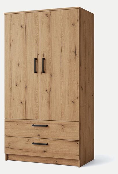 Szafa Tivio z szufladami 90 cm | dąb artisan