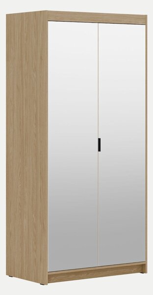 Szafa z lustrem 90 cm Essa 2D – dąb olejowy