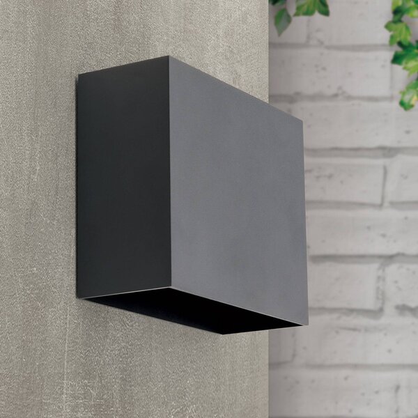 ORION Kinkiet zewnętrzny LED Akzent, aluminiowy / szary / cynkowy, metal, nowoczesny