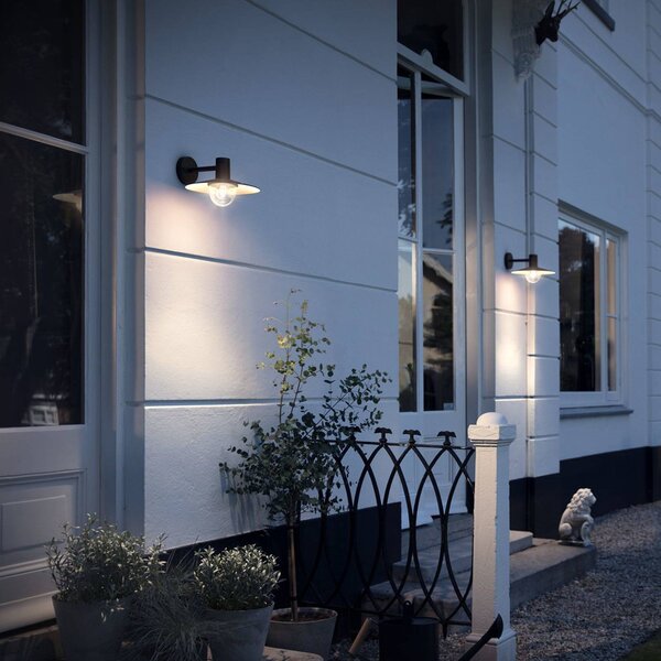 Philips Kinkiet zewnętrzny Skua, czarny, aluminium, nowoczesny