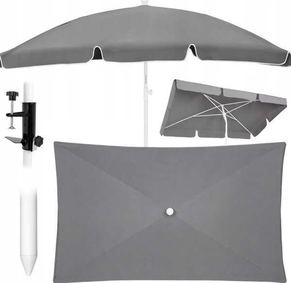 JUMI Parasol ogrodowy plaowy uchylny mocny rednica 200 cm amany z uchwytem