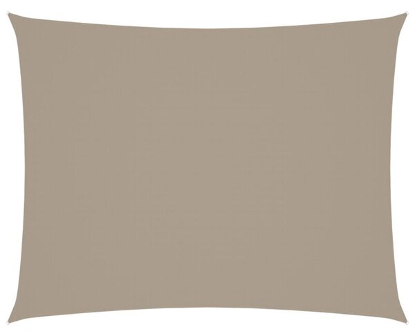 Prostokątny żagiel ogrodowy, tkanina oxford, 3x4,5 m, taupe