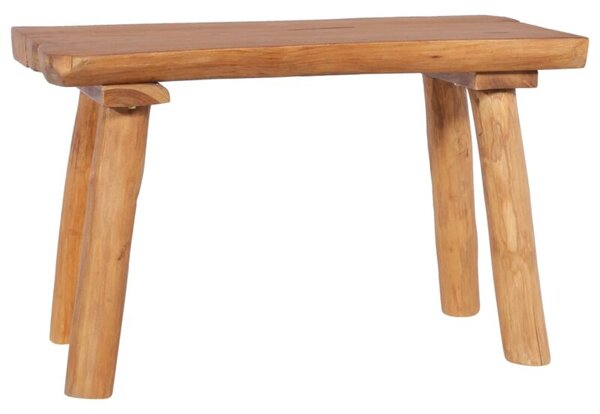 Ławka ogrodowa, 80 cm, lite drewno tekowe