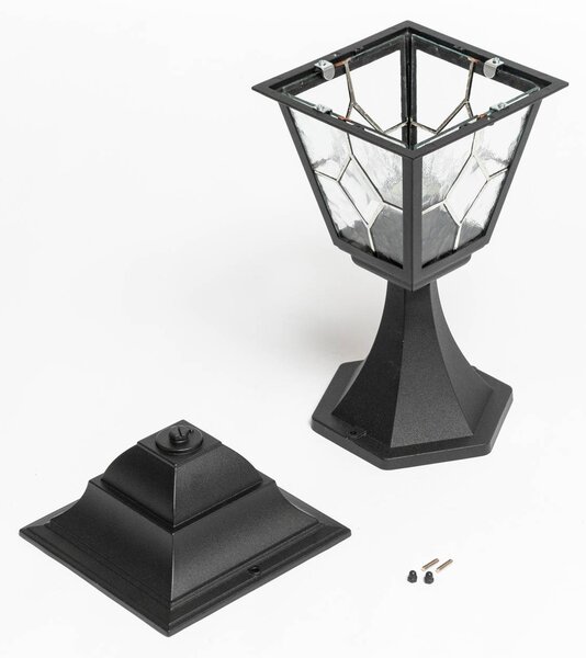 Elstead Lampa ogrodowa stojąca Norfolk, czarny, metal