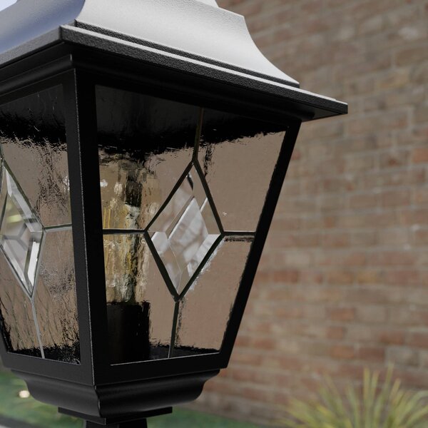 Elstead Lampa ogrodowa stojąca Norfolk, czarny, metal