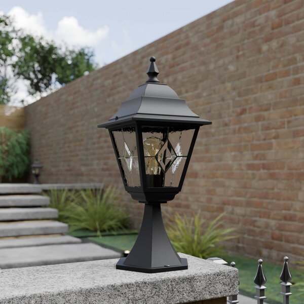 Elstead Lampa ogrodowa stojąca Norfolk, czarny, metal
