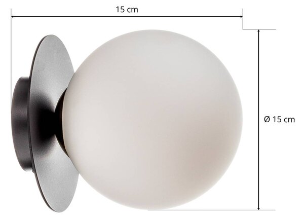 Kinkiet Minerva K1 EMIBIG LIGHTING, możliwość ściemniania, czarny, przedpokój, metal