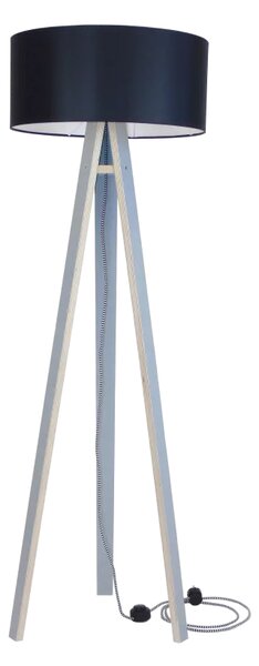 Lampa stojąca Wanda szara, czarny