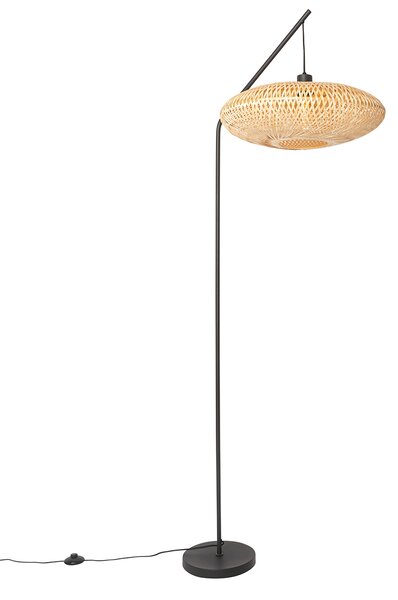 Bambusowa lampa podłogowa orientalna - Ostrava Oswietlenie wewnetrzne
