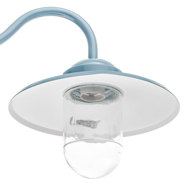 K.S. Verlichting Kinkiet zewnętrzny DOLCE, niebieski, aluminium