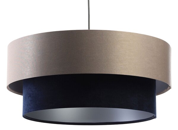 Lampa wisząca z satynowo-welurowym abażurem - S426-Parma