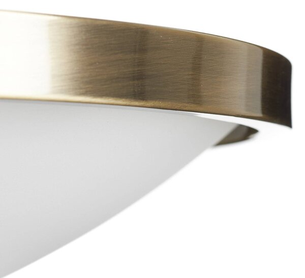 ORION Lampa wisząca TALYA, możliwość ściemniania, brązowy / mosiężny, salon / jadalnia, metal, antyczny