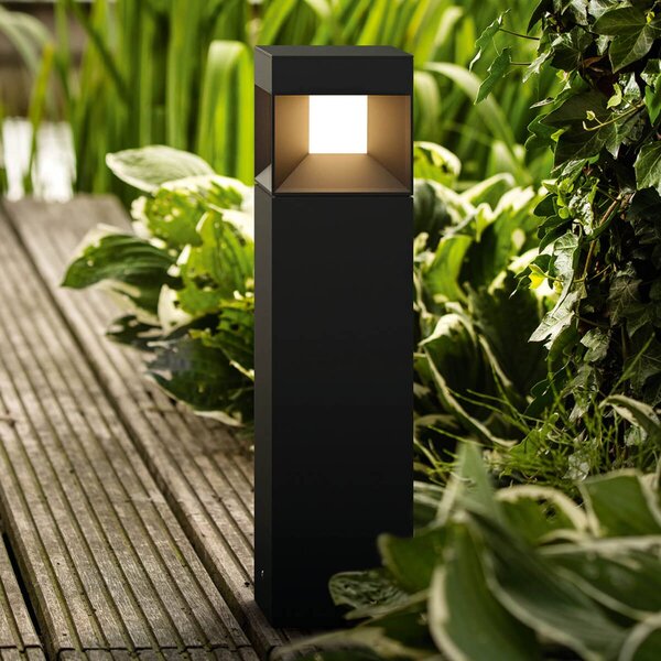 Philips Lampa ogrodowa stojąca Parterre, czarny, aluminium, nowoczesny