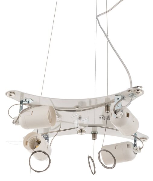 Slamp Lampa wisząca designerska Clizia, możliwość ściemniania, żółty / pomarańczowy, salon / jadalnia, tworzywo sztuczne, design