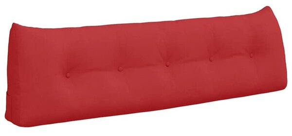 Aksamitna poduszka ergonomicznÄ na plecy w kolorze czerwonym