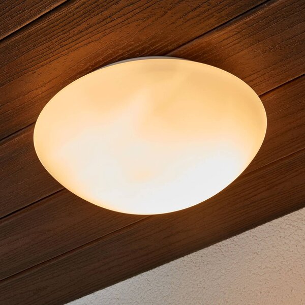 Searchlight Kinkiet zewnętrzny Tokyo, możliwość ściemniania, biały / opal, szkło, nowoczesny