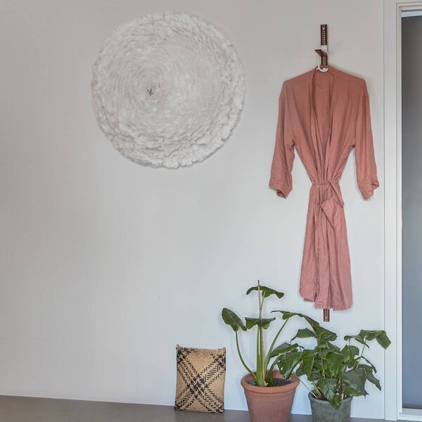 UMAGE Kinkiet designerski Eos Up, możliwość ściemniania, biały / opal, salon / jadalnia, design