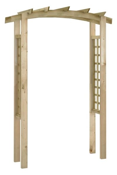 Pergola w kształcie łuku, 150 x 60 x 210 cm, drewno