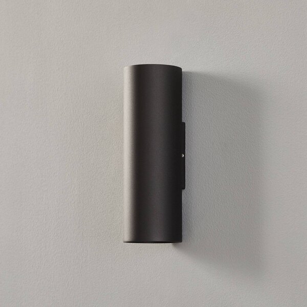 Wever & Ducré Lighting Kinkiet Ray mini, możliwość ściemniania, czarny, salon / jadalnia, aluminium, nowoczesny