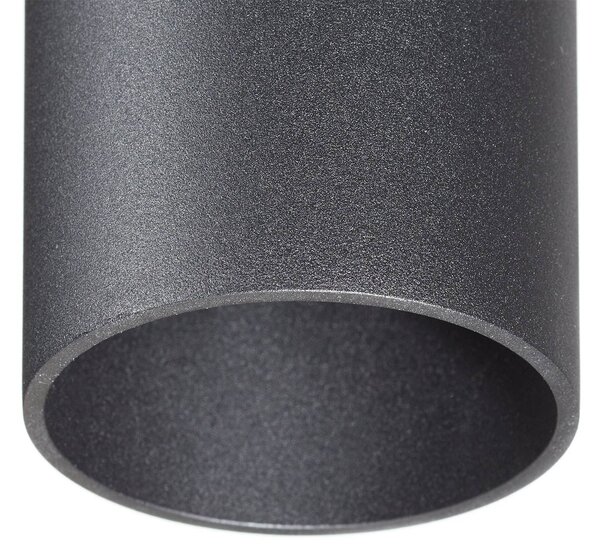 Wever & Ducré Lighting Kinkiet Ray mini, możliwość ściemniania, czarny, salon / jadalnia, aluminium, nowoczesny