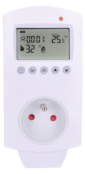 Solight Solight DT40 - Termostat z gniazdem 230V/16A SL0635