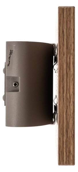 Paul Neuhaus Kinkiet Palma, ciemne drewno, salon / jadalnia, drewno, nowoczesny