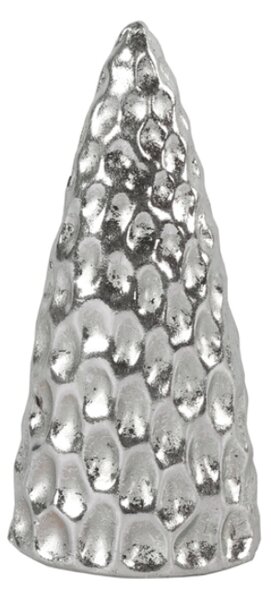 Dekoracja świąteczna choinka SILVER LIGHTS 12 cm, srebrny