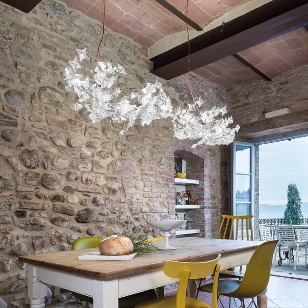 Slamp Lampa wisząca designerska Hanami Suspension, możliwość ściemniania, salon / jadalnia, tworzywo sztuczne, design