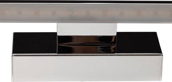 Kinkiet Miroir MCJ, chromowy / srebrny, łazienka, aluminium, nowoczesny