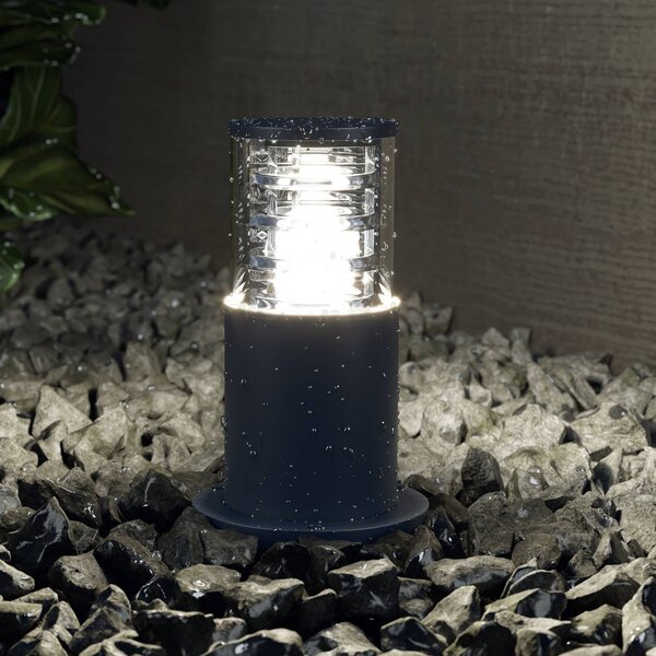 Maytoni Lampa ogrodowa stojąca Bronx, możliwość ściemniania, aluminiowy / szary / cynkowy, aluminium, nowoczesny