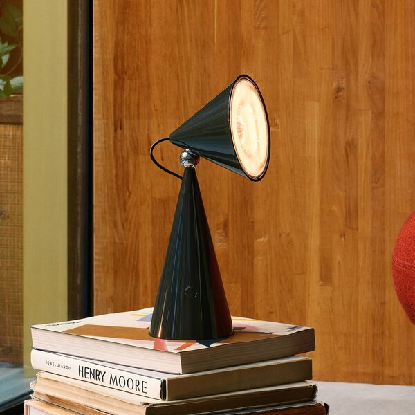 Tom Dixon Lampa stołowa design Pose Task Light, możliwość ściemniania, czarny, salon / jadalnia, tworzywo sztuczne, design