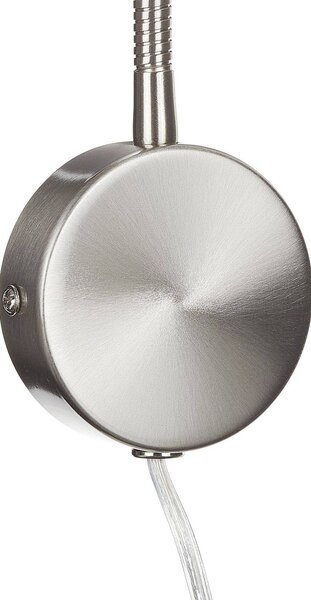 FISCHER & HONSEL Kinkiet LED Raik, możliwość ściemniania, aluminiowy / szary / cynkowy, sypialnia, metal, nowoczesny