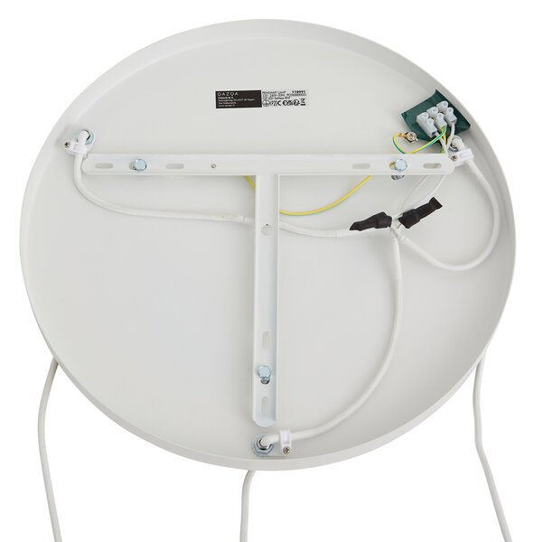Lampa wisząca Japandi biała z organicznym kloszem 3-punktowa - Moonstone