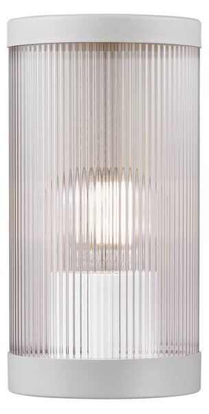 Nordlux Kinkiet zewnętrzny Coupar, możliwość ściemniania, biały / opal, aluminium