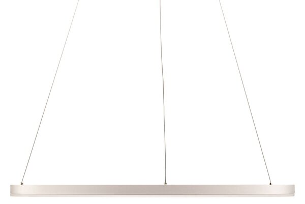Lampa wisząca Albiona Arcchio, możliwość ściemniania, biały / opal, kuchnia, metal, nowoczesny