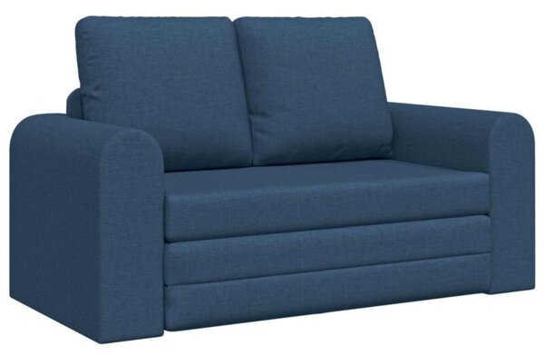 Sofa bed niebieski 148 x 71 x 83 cm tkanina