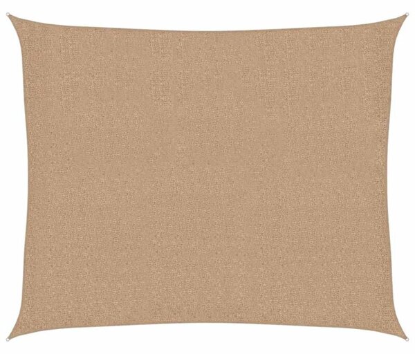 Żagiel przeciwsłoneczny, 160 g/m², kolor taupe, 2,5x3 m, hdpe