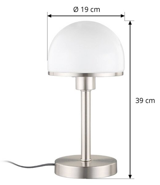 Lampa stołowa Jolie Lindby, sypialnia, metal, nowoczesny