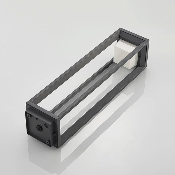 Słupek oświetleniowy LED Gamion PRIOS, aluminiowy / szary / cynkowy, aluminium, nowoczesny