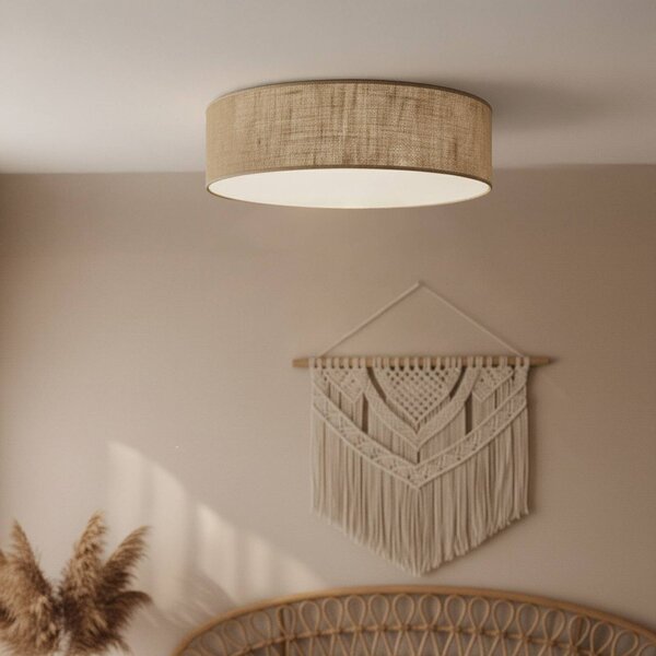 Lampa sufitowa Marshall Milagro Lighting, możliwość ściemniania, brązowy / rdzawy, salon / jadalnia, drewno, nowoczesny