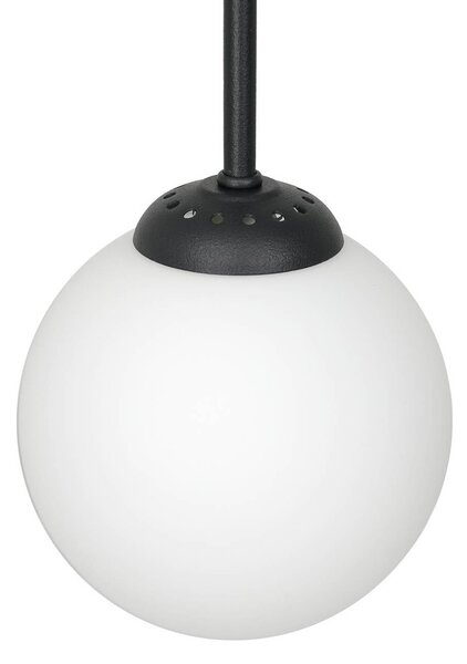 Lampa sufitowa Archie Milagro Lighting, możliwość ściemniania, czarny, salon / jadalnia, metal