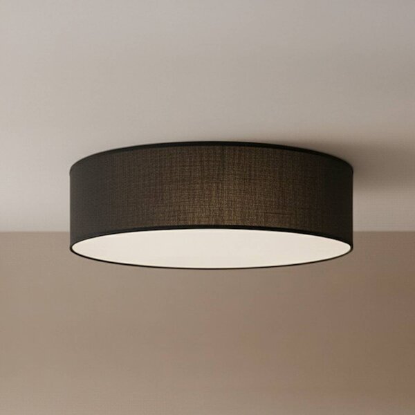 Lampa sufitowa Marshall Milagro Lighting, możliwość ściemniania, czarny, salon / jadalnia, drewno, nowoczesny