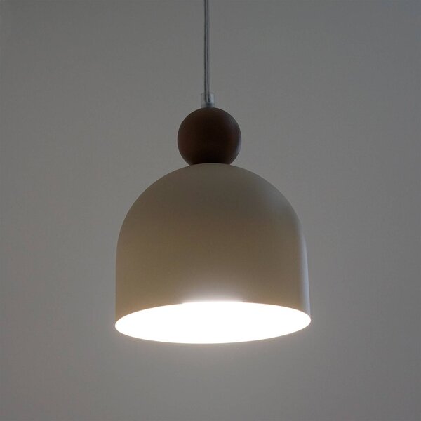 Lampa wisząca Timon Milagro Lighting, możliwość ściemniania, brązowy / rdzawy, salon / jadalnia, metal, nowoczesny