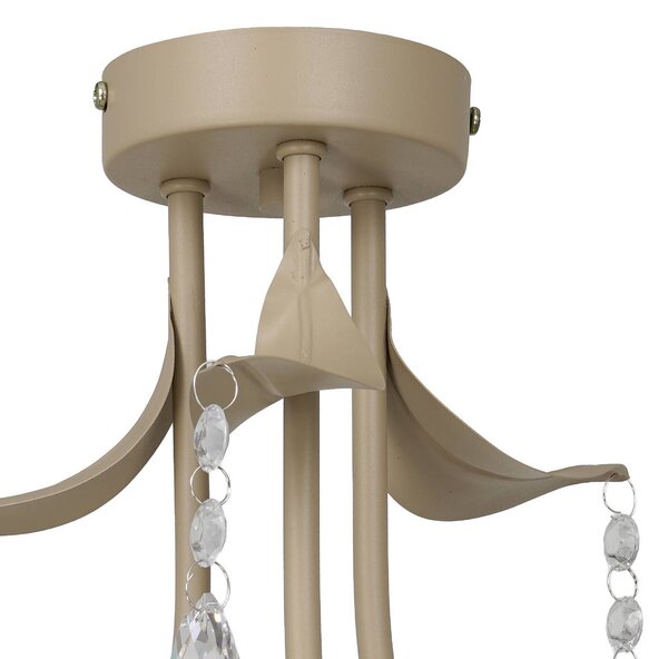 Lampa sufitowa Celeste Milagro Lighting, możliwość ściemniania, mosiężny / złoty, salon / jadalnia, metal