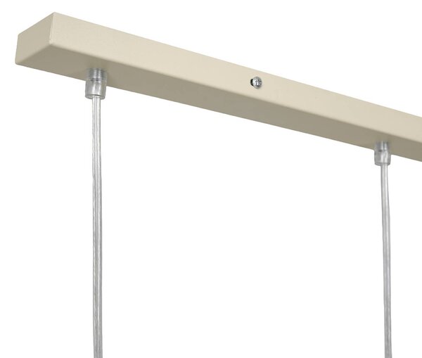 Lampa wisząca Timon Milagro Lighting, możliwość ściemniania, brązowy / rdzawy, salon / jadalnia, metal, nowoczesny