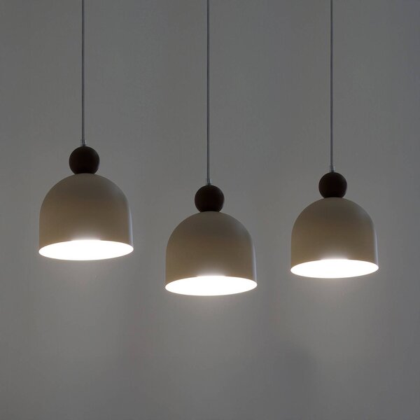 Lampa wisząca Timon Milagro Lighting, możliwość ściemniania, brązowy / rdzawy, salon / jadalnia, metal, nowoczesny
